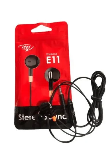 Itel E11 Wired Earphone with Stereo Sound